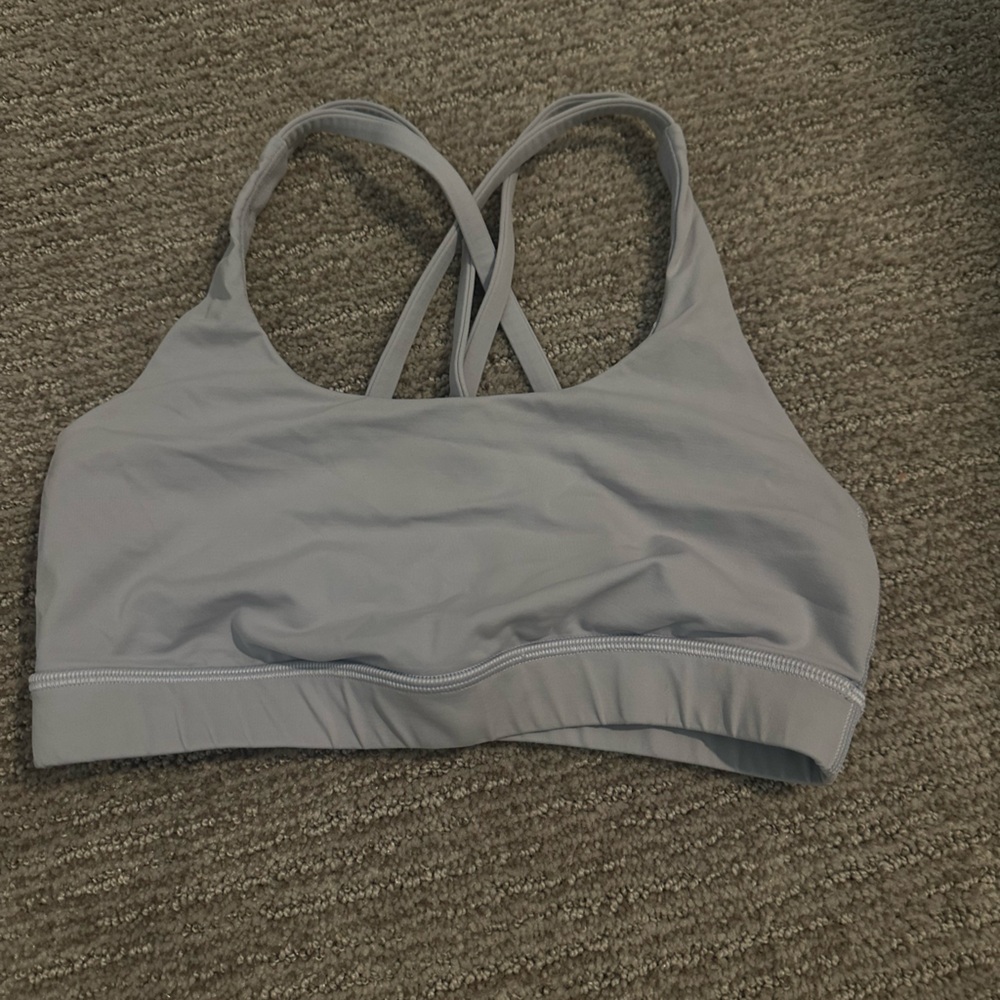 Lululemon Sports bra - light purple - size 6!